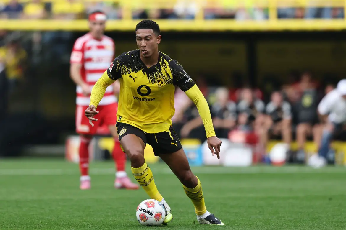 Jobe Bellingham of Borussia Dortmund during a Bundesliga game against Union Berlin.