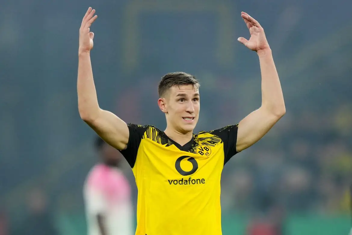 Borussia Dortmund centre-back Nico Schlotterbeck.