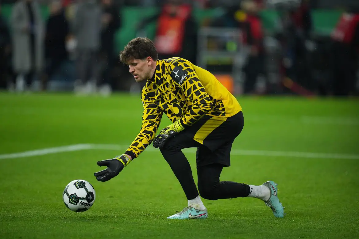 Borussia Dortmund Keeper Gregor Kobel.