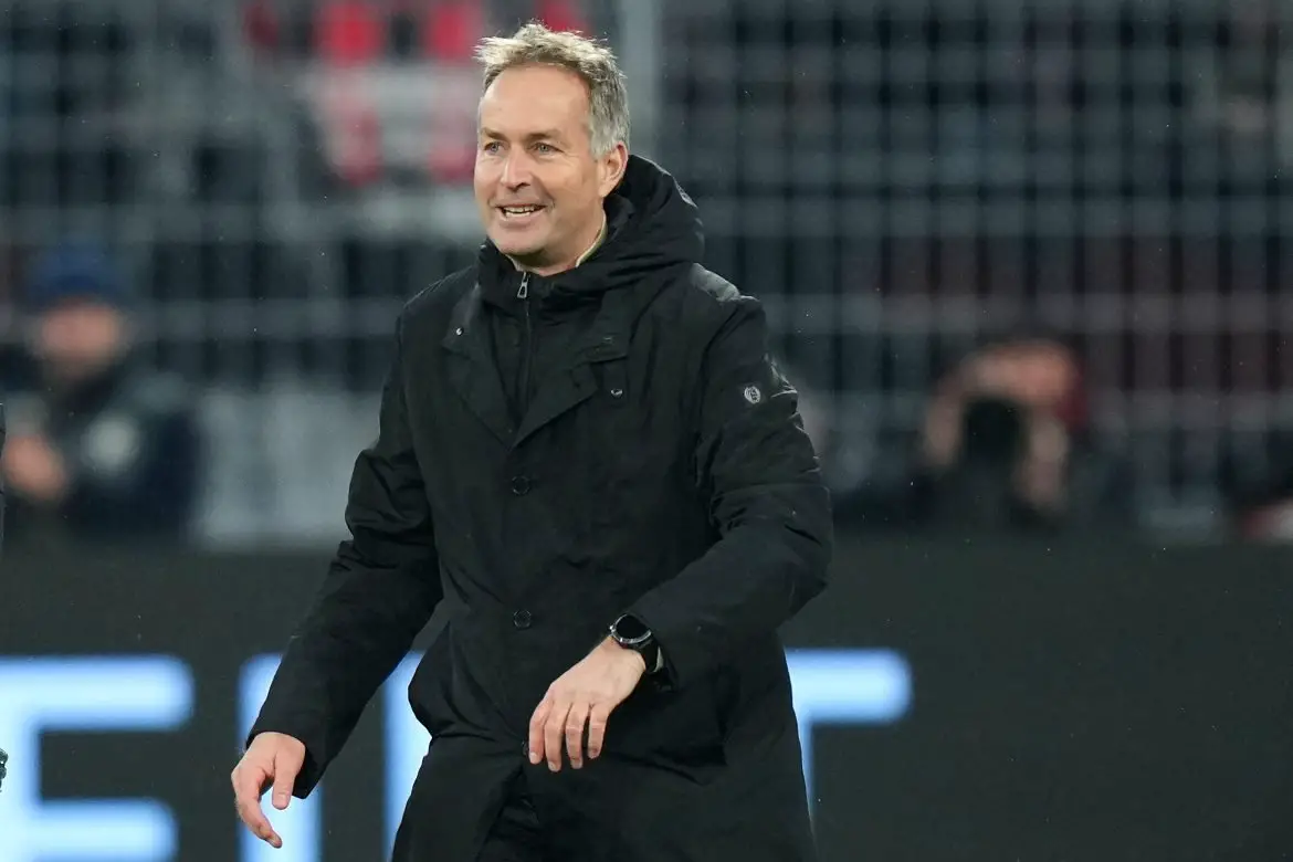 Bayer Leverkusen head coach Kasper Hjulmand.
