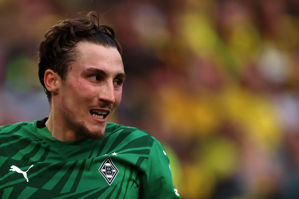 RB Leipzig's Rocco Reitz representing Borussia Mönchengladbach in the Bundesliga last season.
