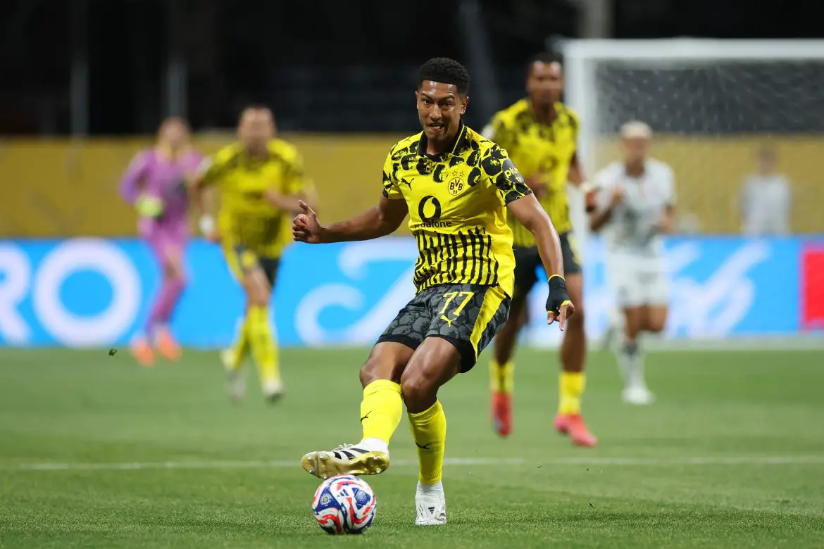 Jobe Bellingham playing for Borussia Dortmund at the FIFA Club World Cup.