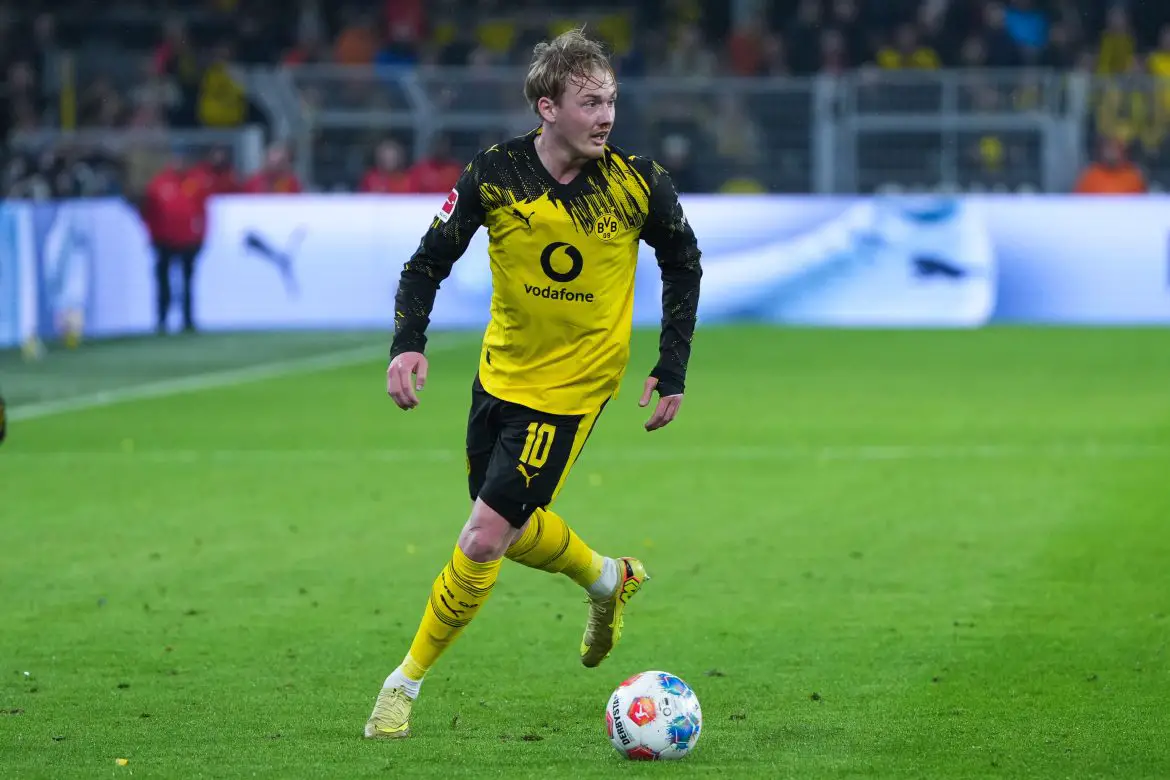 Borussia Dortmund attacker Julian Brandt in the Bundesliga.