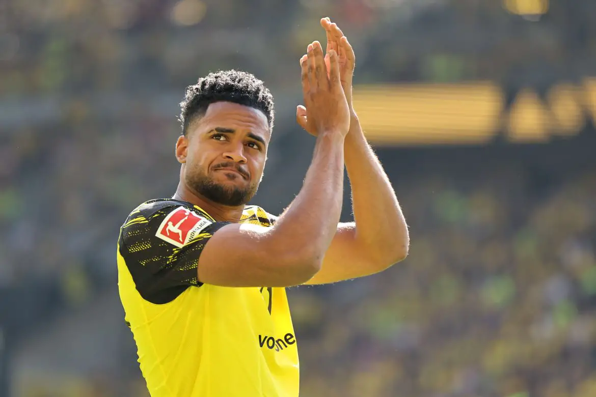 Borussia Dortmund defender Almugera Kabar in the Bundesliga.