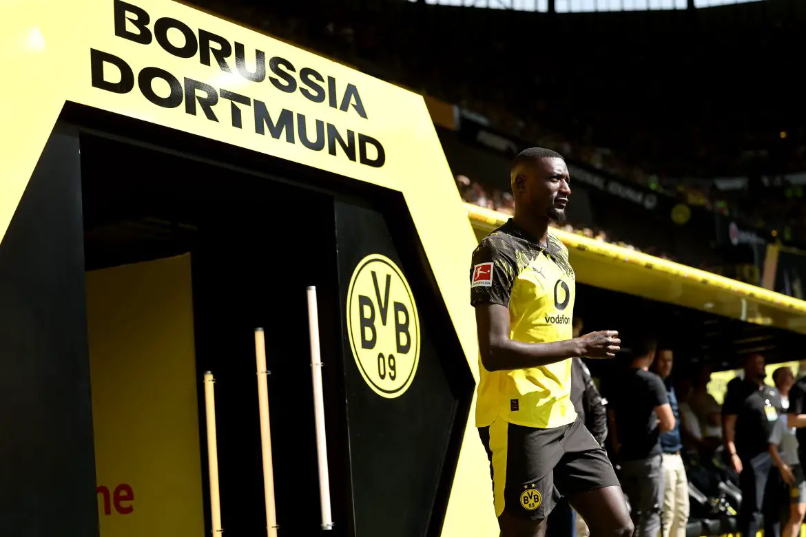 Borussia Dortmund striker Serhou Guirassy.