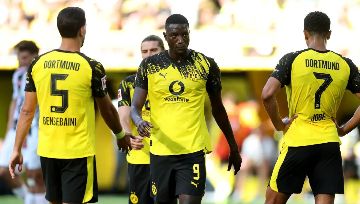 Serhou Guirassy of Borussia Dortmund.