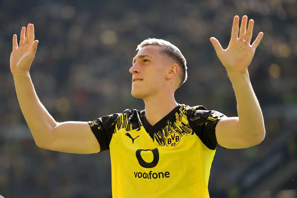 Nico Schlotterbeck of Borussia Dortmund.