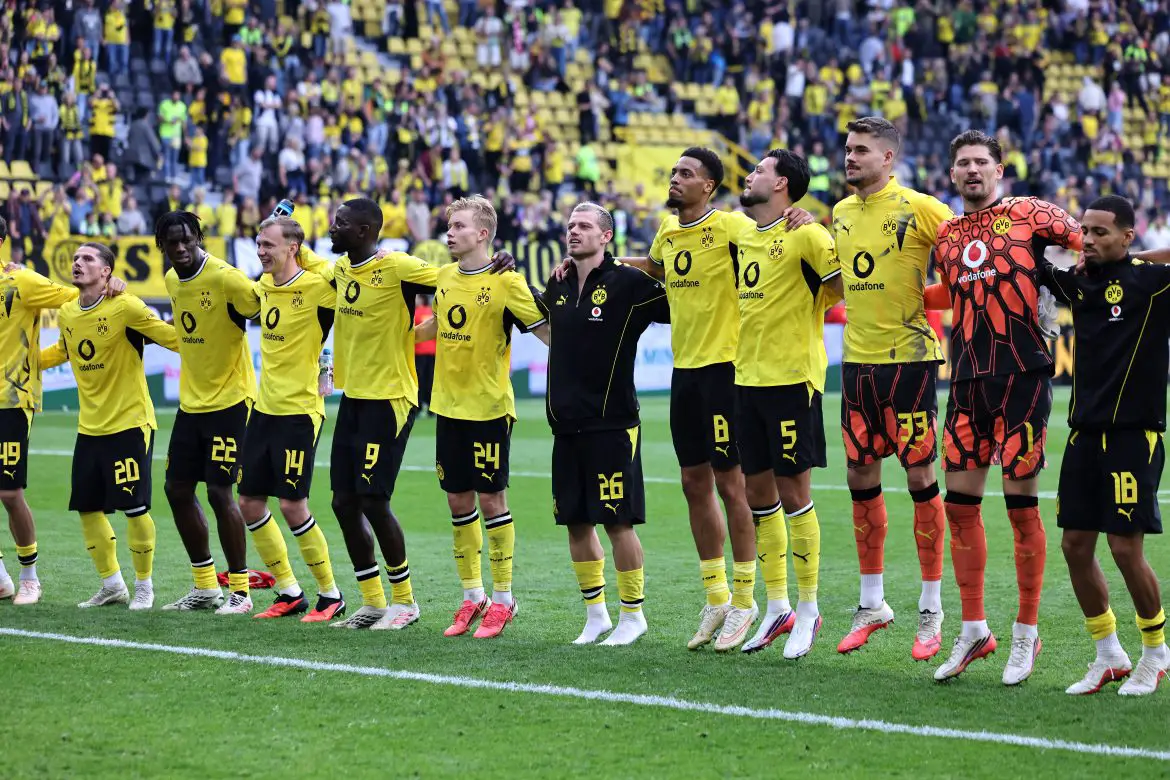 Dortmund beat Paderborn in the Bundesliga.