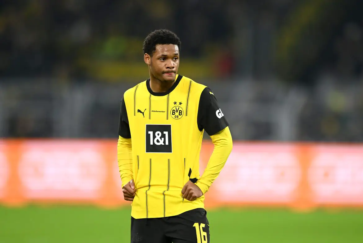 Borussia Dortmund winger Julien Duranville.