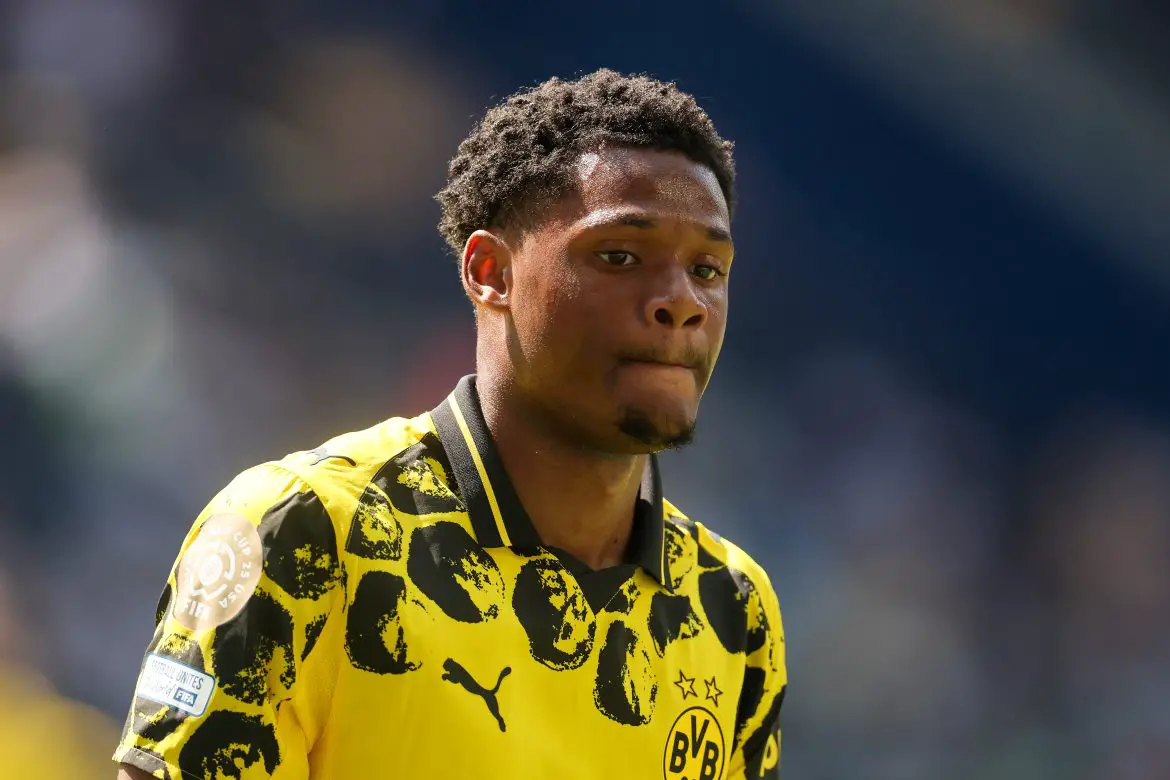 Borussia Dortmund attacker Julien Duranville.