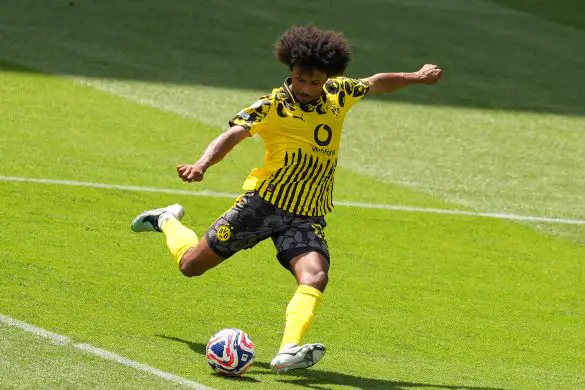 Karim Adeyemi during the Club World Cup for Borussia Dortmund.