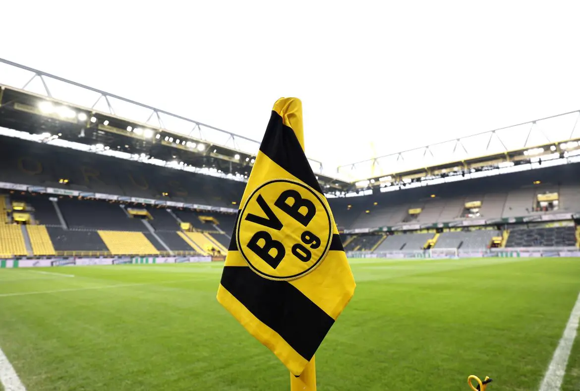 Borussia Dortmund corner flag.