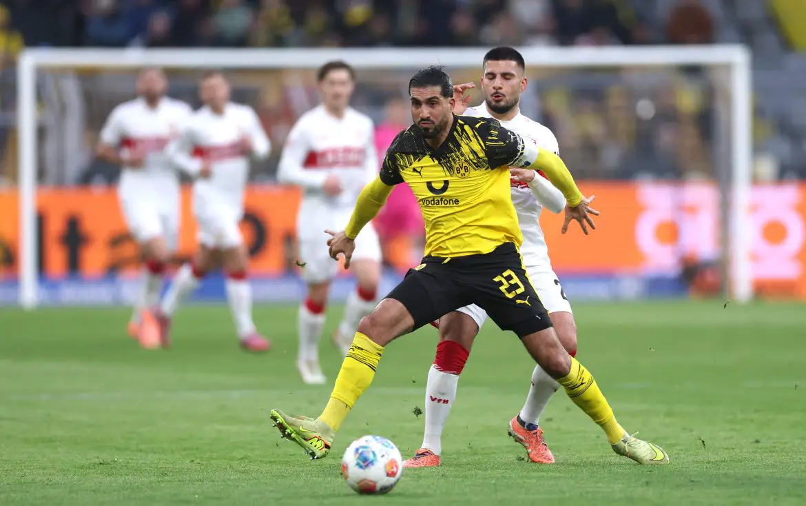 Emre Can of Borussia Dortmund.