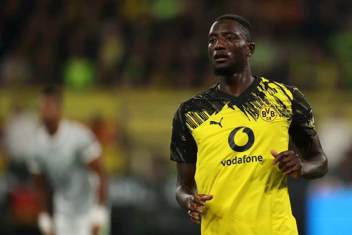 Serhou Guirassy of Borussia Dortmund.