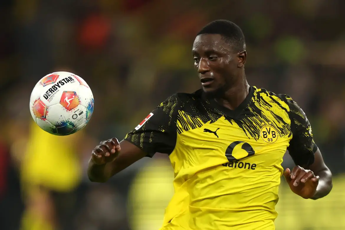 Serhou Guirassy of Borussia Dortmund.
