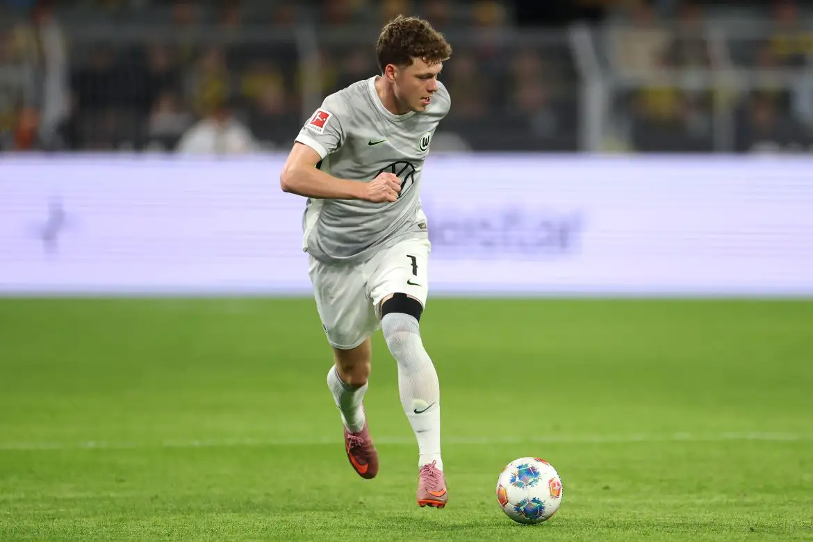 Andreas Skov Olsen of Wolfsburg.