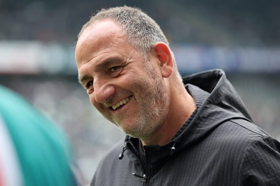 1. FC Heidenheim trainer Frank Schmidt in the Bundesliga.