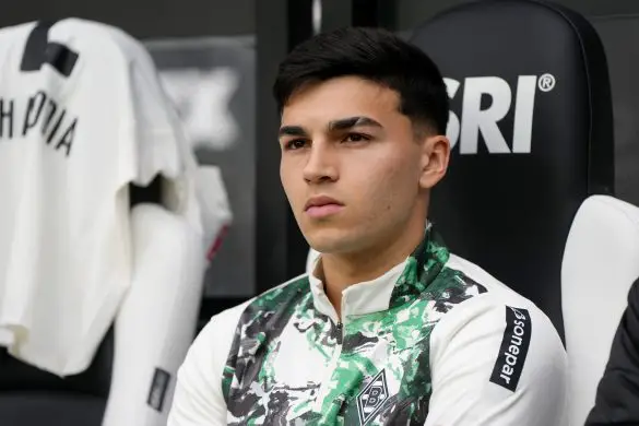 Bayer Leverkusen's Alejo Sarco working on loan with Borussia Mönchengladbach last season.