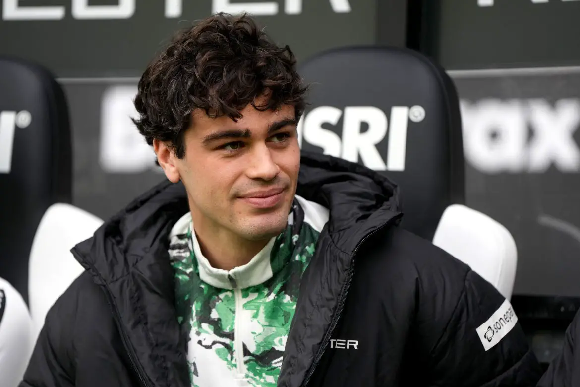 Now former Borussia Mönchengladbach attacker Giovanni Reyna at a Bundesliga match.