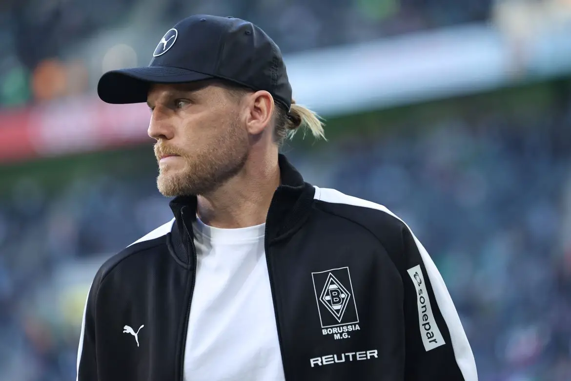 Borussia Mönchengladbach head coach Eugen Polanski in the Bundesliga.