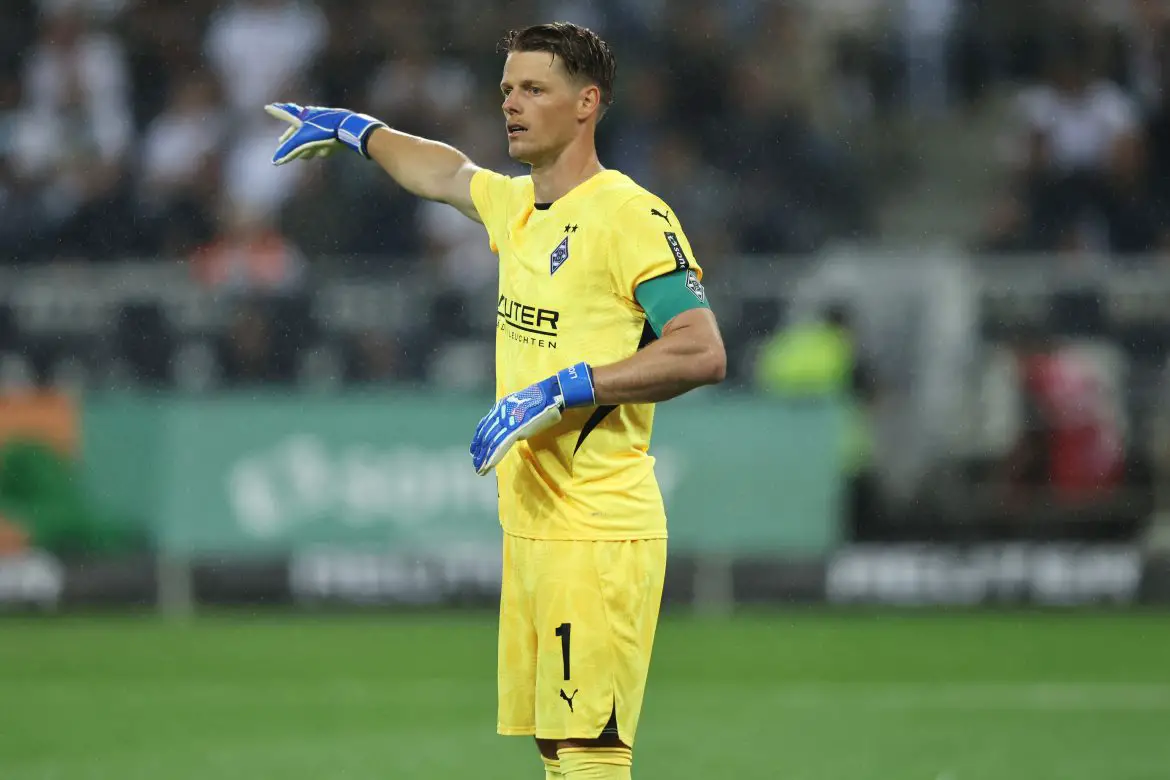 Sunderland transfer target Jonas Omlin, former No. 1 keeper and captain of Borussia Mönchengladbach.