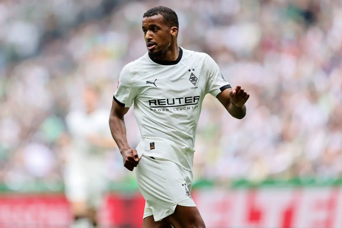 Borussia Monchengladbach attacker Alassane Plea.