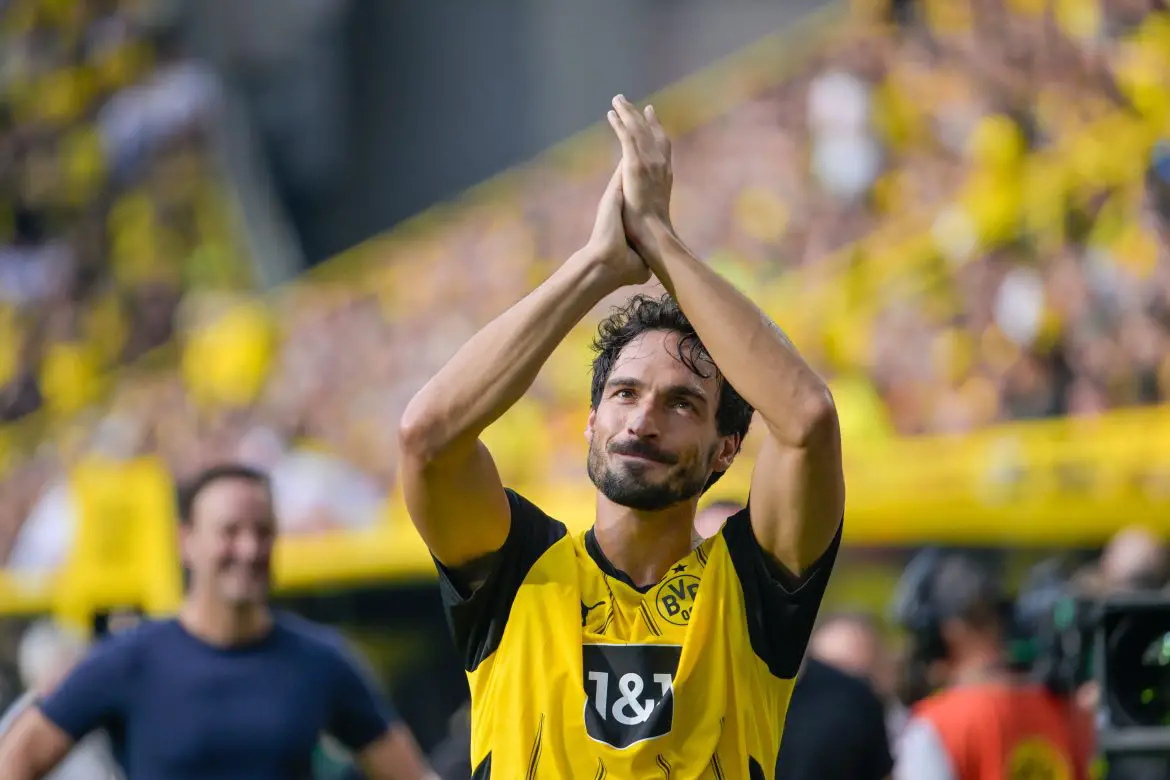 Mats Hummels during his last trip to Borussia Dortmund's Signal-Iduna-Park.