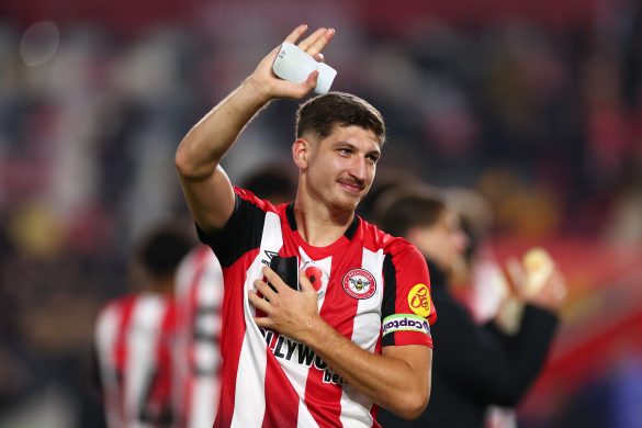 Brentford midfielder Vitaly Janelt.