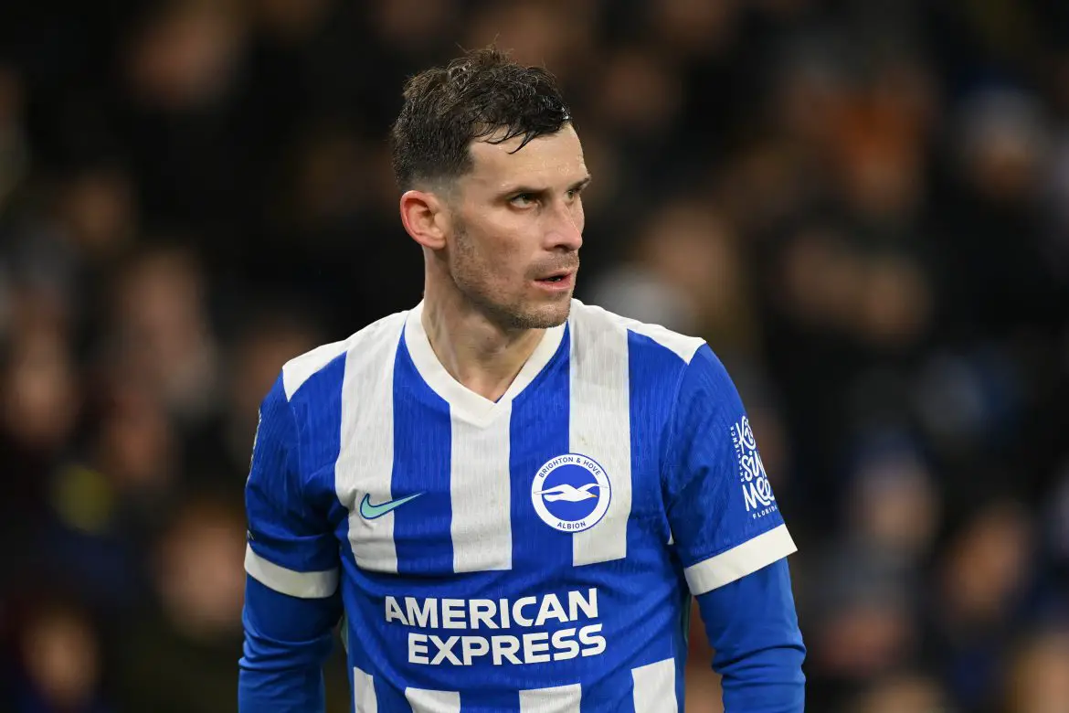 Germany's Pascal Groß representing Brighton in the Premier League.