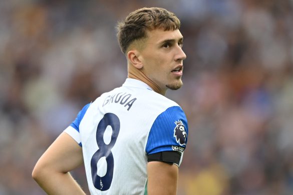 VfB Stuttgart target Brajan Gruda playing for Brighton