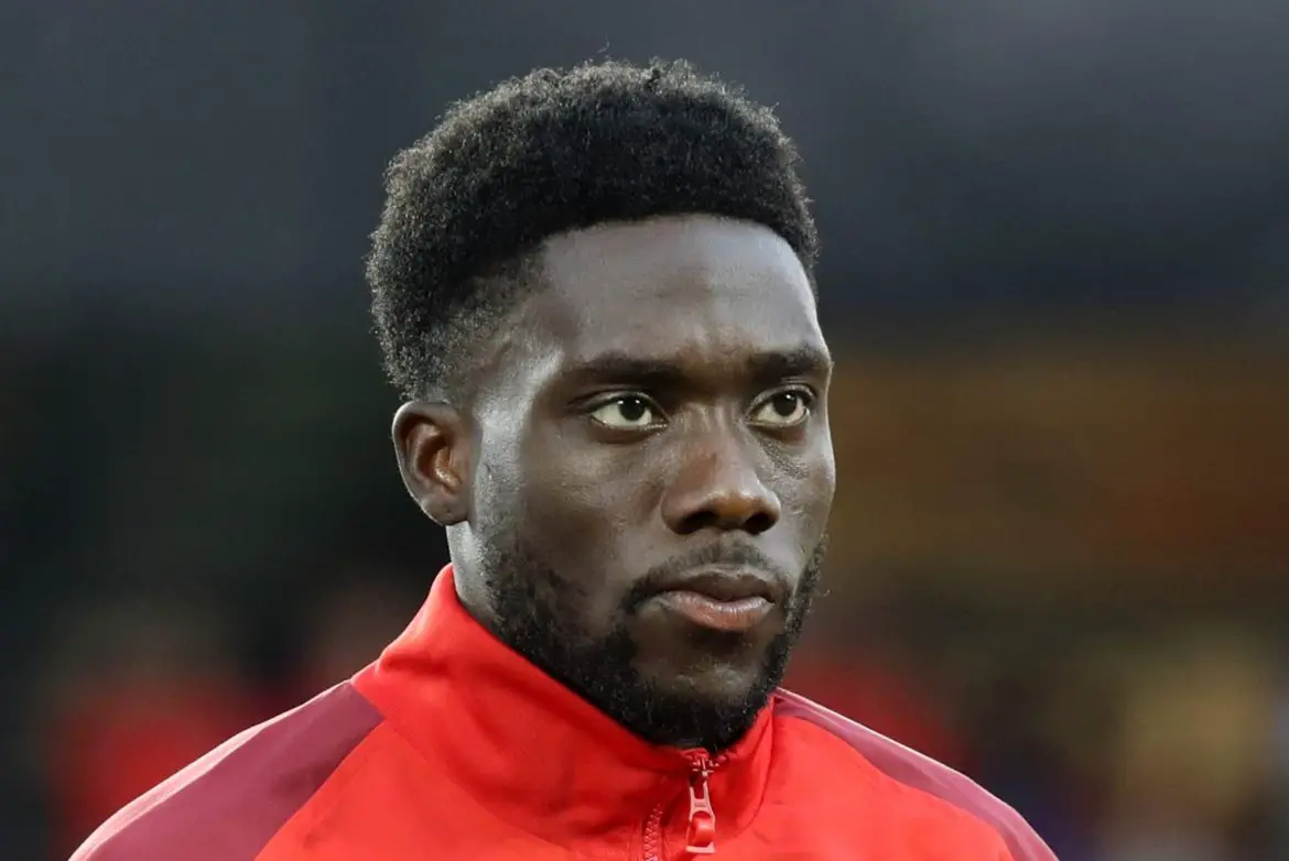 Canada captain Alphonso Davies.