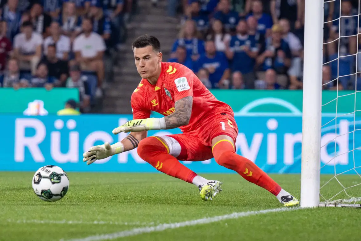 Werder Bremen keeper Michael Zetterer.