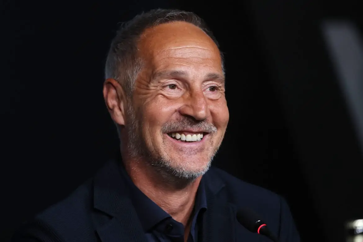Eintracht Frankfurt head coach Adi Hütter.