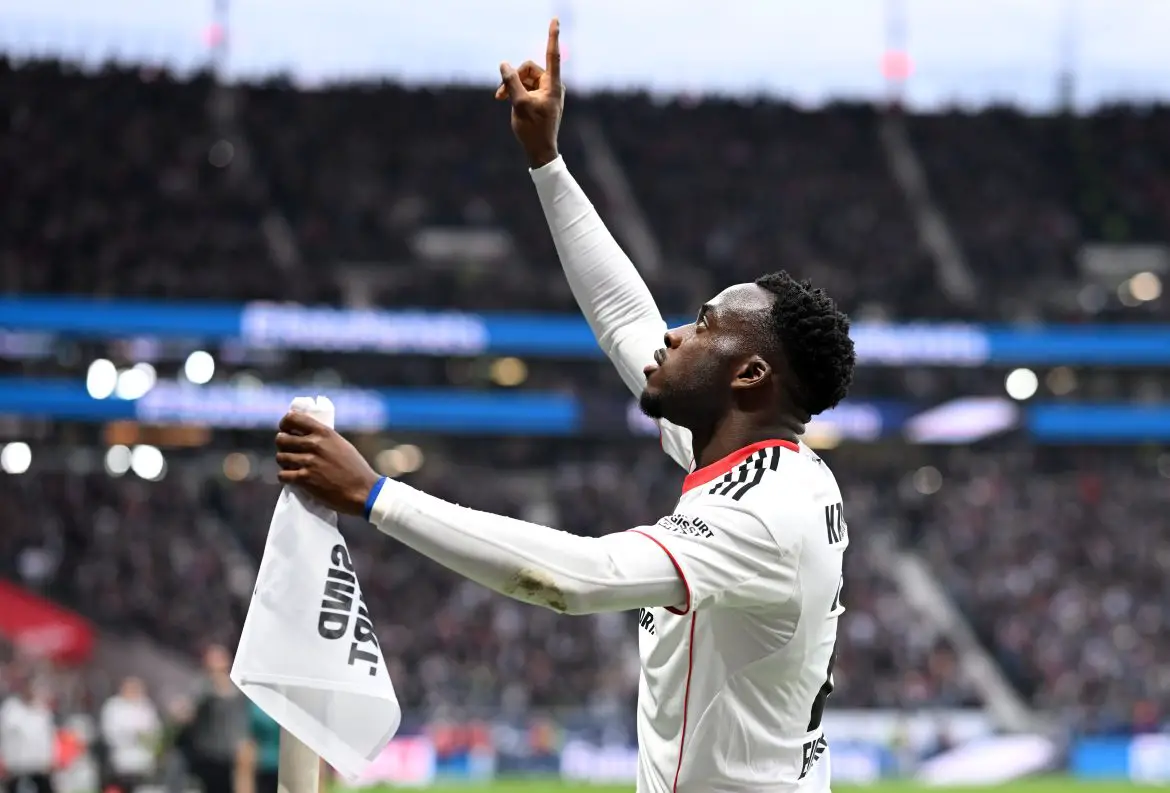 Kalimuendo scores in Frankfurt and Köln's draw.