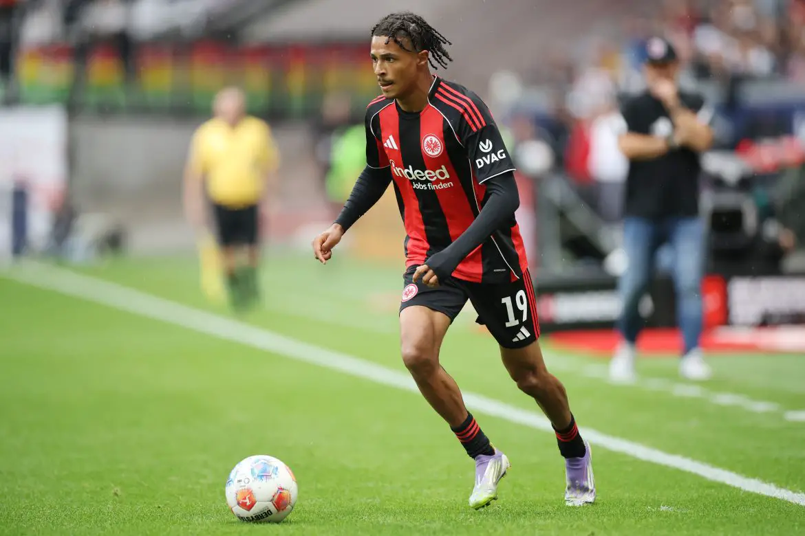 Eintracht Frankfurt's Jean-Matteo Bahoya.
