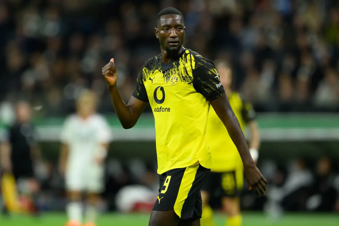 Serhou Guirassy of Borussia Dortmund.
