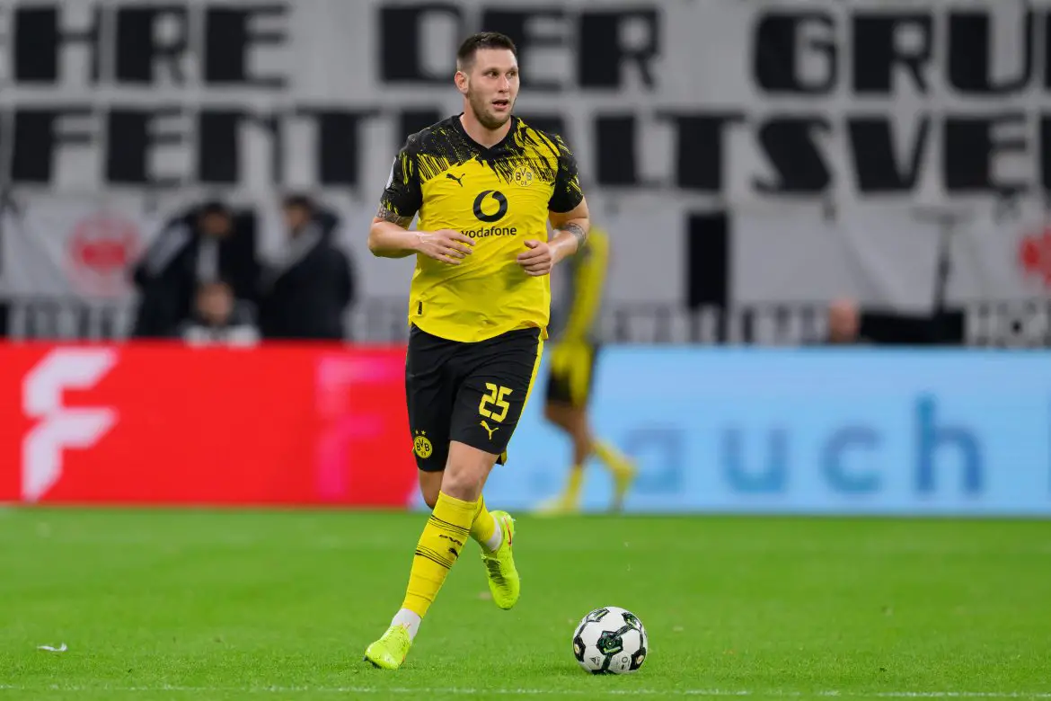 Eintracht Frankfurt v Borussia Dortmund – DFB Cup: Round Two Borussia Dortmund defender Niklas Süle