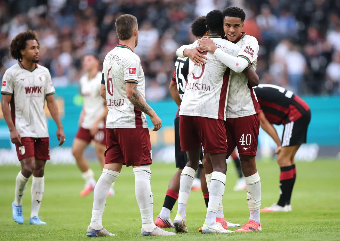 Augsburg beat Frankfurt in the Bundesliga.