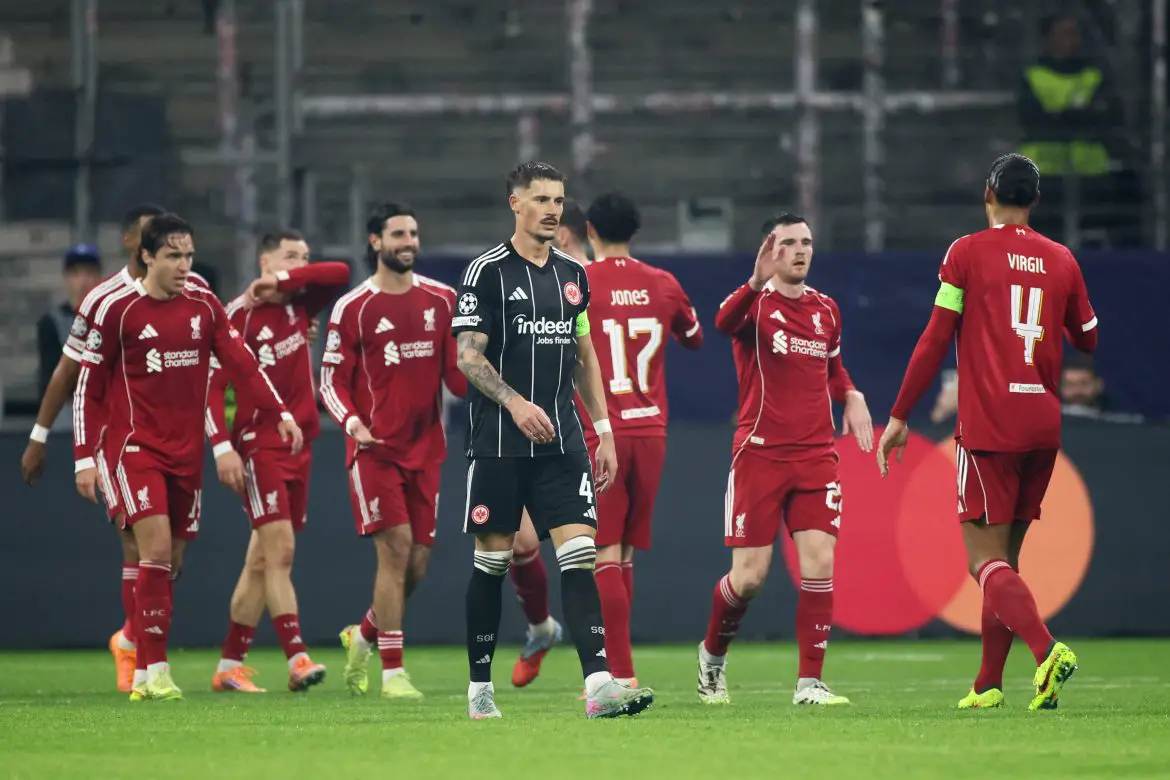 Frankfurt lose to Liverpool