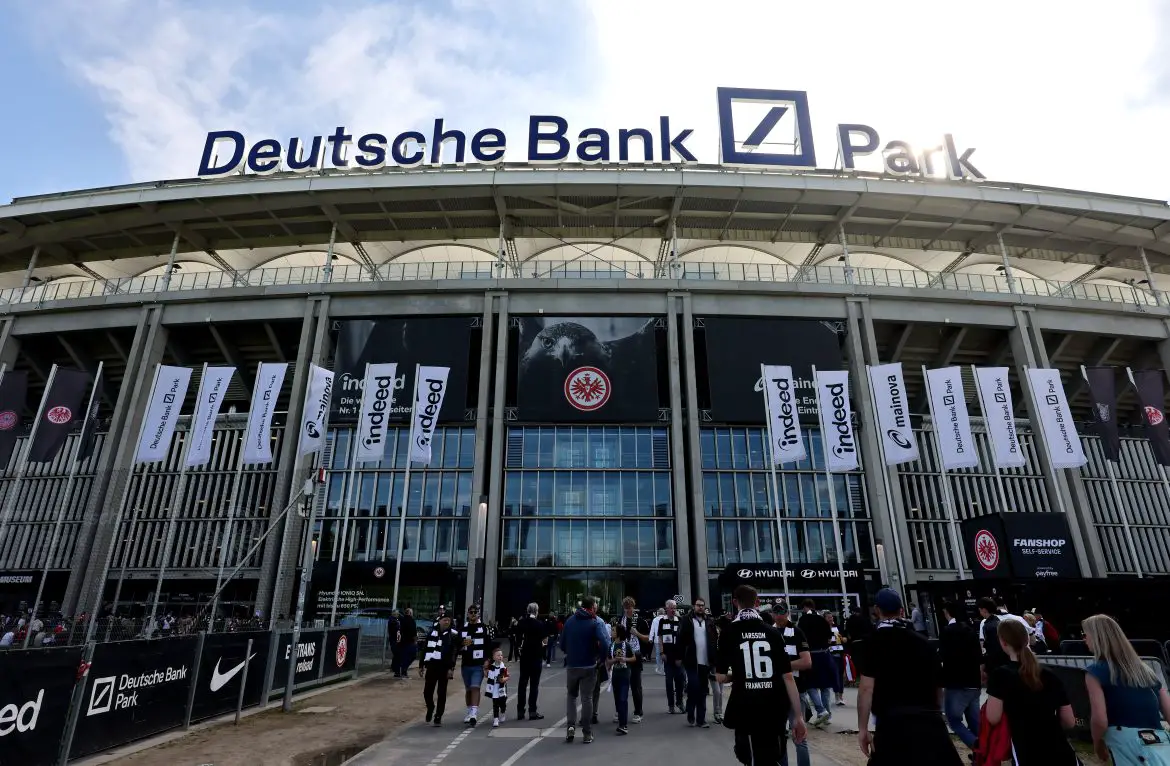 Eintracht Frankfurt's Deutsche Bank Park.