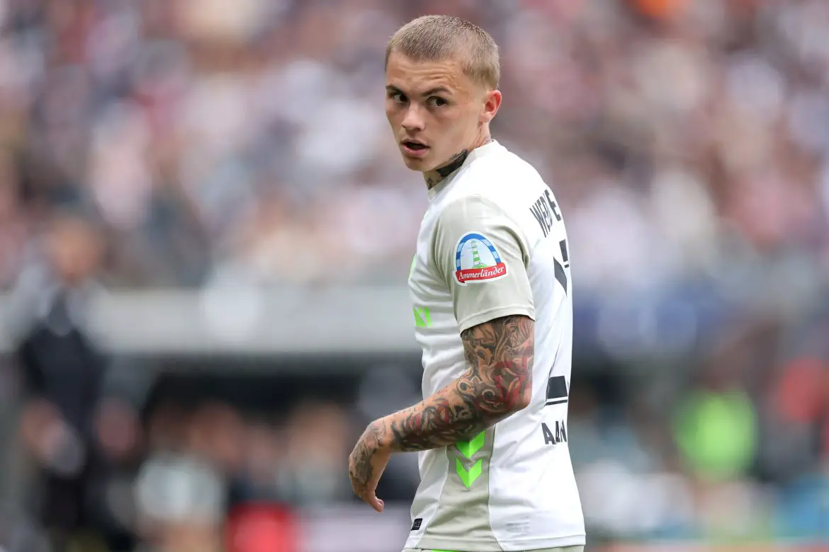 Now former Werder Bremen professional Isak Hansen-Aarøen in the Bundesliga.