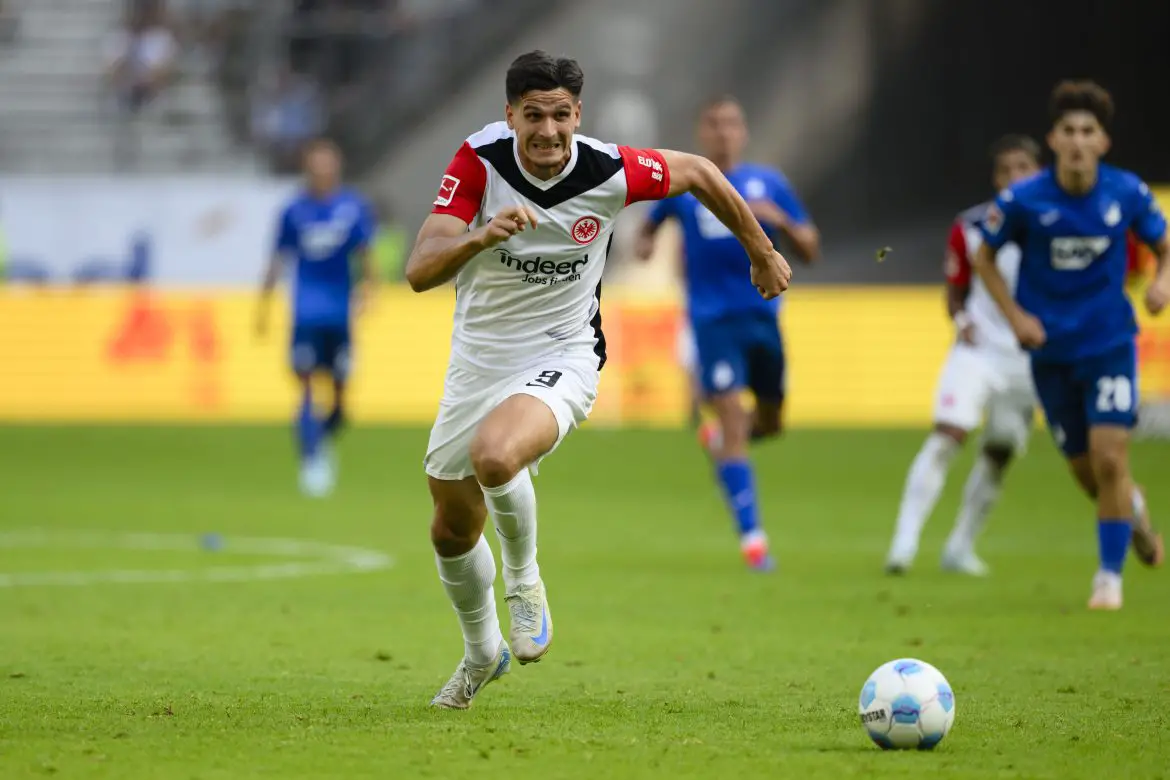 Eintracht Frankfurt striker Igor Matanovic.
