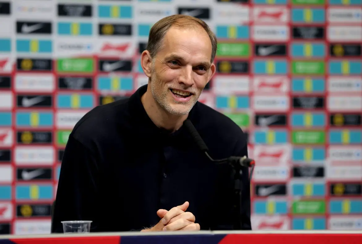 England head coach Thomas Tuchel.