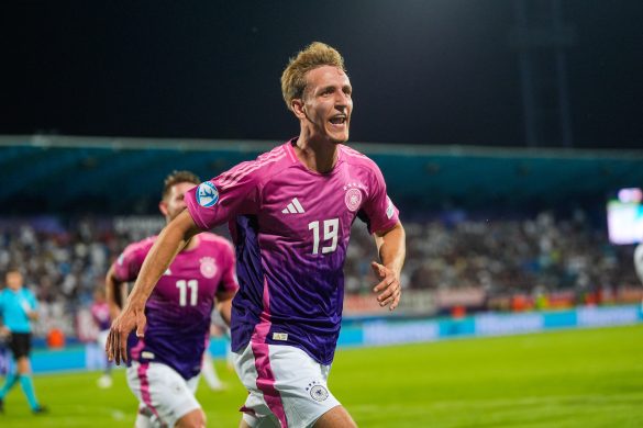 Mainz striker Nelson Weiper representing Germany at U21 level this summer.