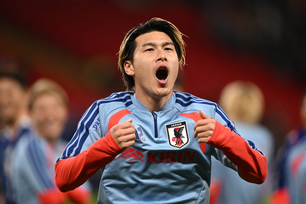 Photo: Getfootballnewsgermany Soon-to-be unveiled Borussia Mönchengladbach signing Daiki Hashioka representing Japan internationally