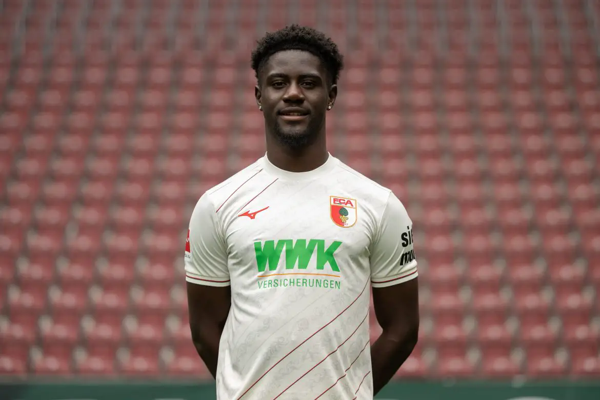 Nathanael Mbuku of Augsburg.