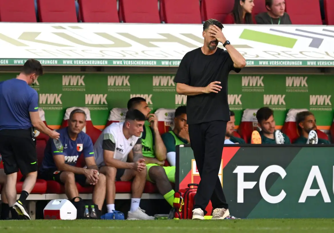 Augsburg head coach Sandro Wagner.