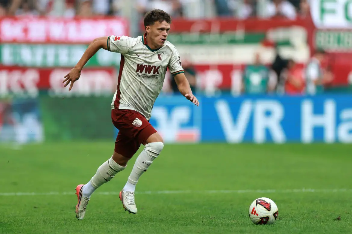 New Bundesliga record-holder Robin Fellhauer of Augsburg.