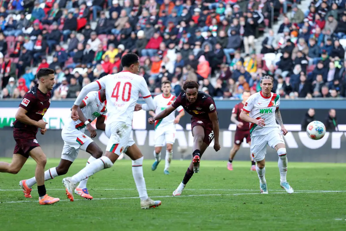 Assan Ouédraogo of RB Leipzig in the Bundesliga.