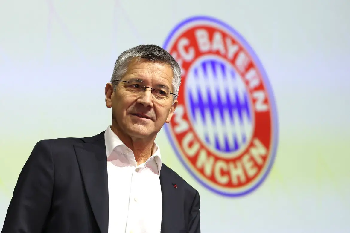 Bayern Munich President Herbert Hainer.